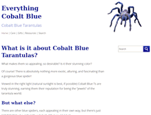 Tablet Screenshot of everything-cobalt-blue.com